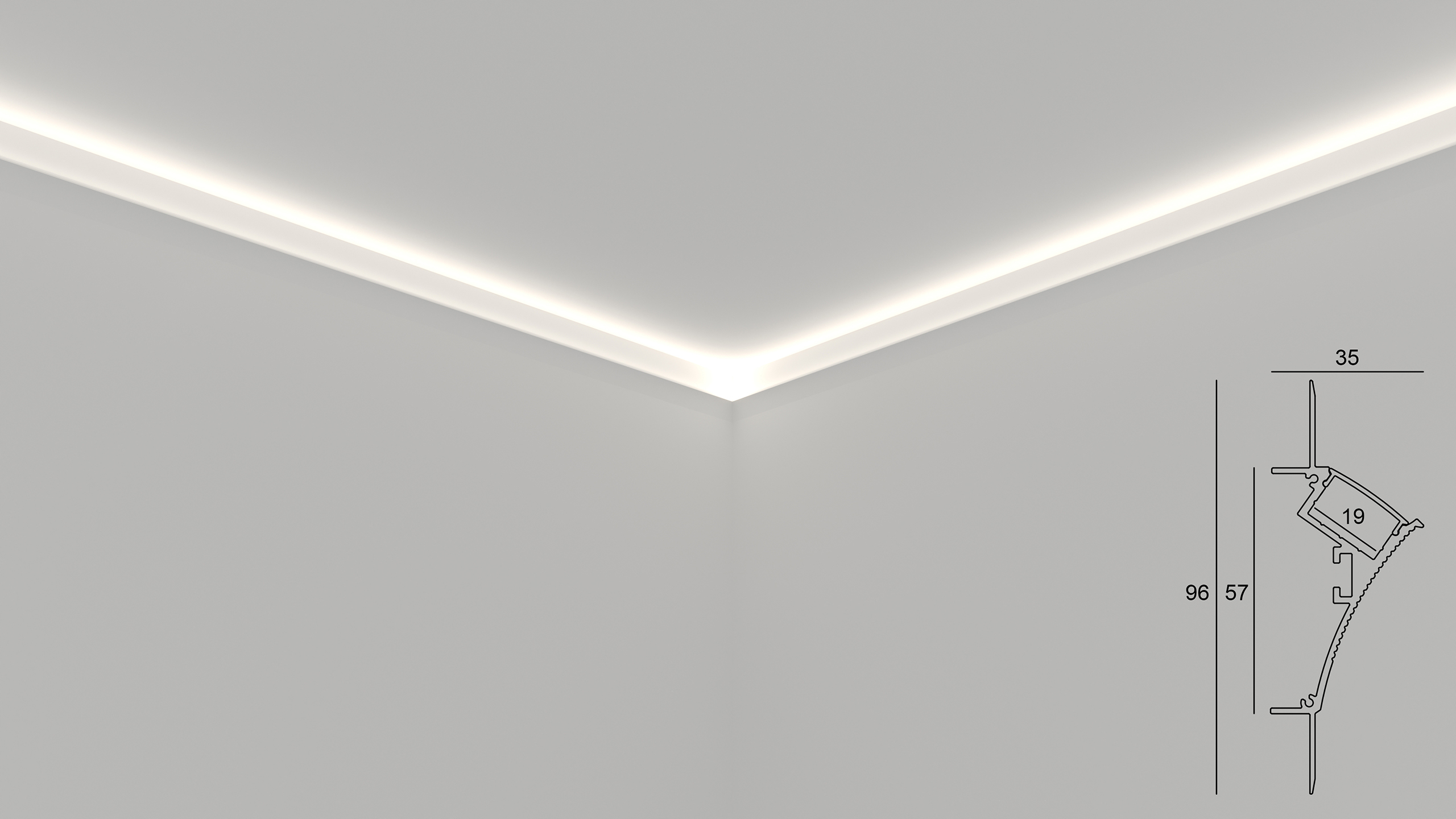 Profil aluminiu REFLEX